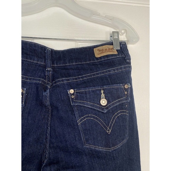Levis Women’s 526 Slender Bootcut Denim Jeans Dark Wash 6M 28x32 - Picture 5 of 10
